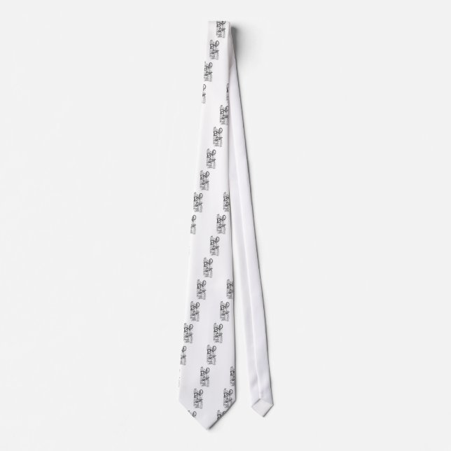 Corbata Ferrocarril B&O - La línea rápida modelo 1869 (Anverso)