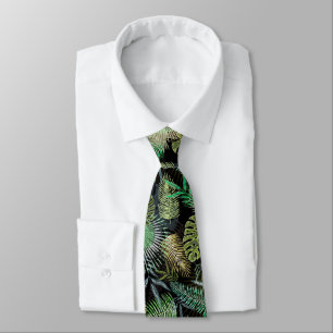 Corbata Ferros tropicales verdes