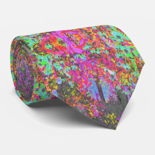 Corbata Festival Psicodélico Tropical Garden Sunrise