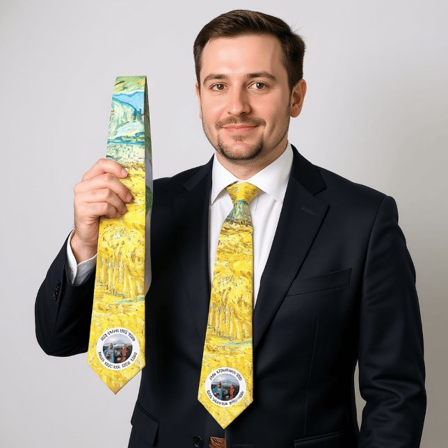 Corbata Festividad de cumpleaños de moda Gift Personalizad (custom photo neck tie )