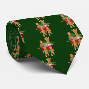 Corbata Festividad de los hombres con pan de jengibre Navi