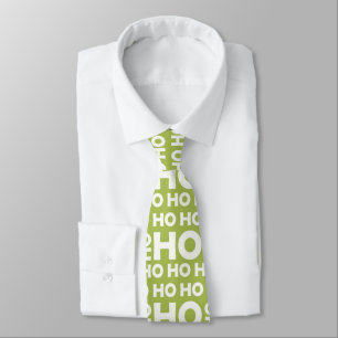 Corbata Festividad de Papá Noel dice Navidades rojos