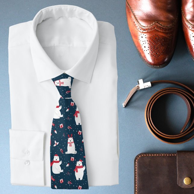 Corbata Festividad moderna en invierno Osos Polares (Subido por el creador)