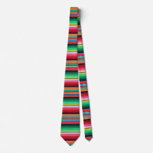 Corbata Fiesta combinada mexicana de Serape del español d