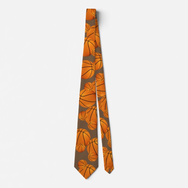Corbata fiesta de baloncesto personalizar (Anverso)