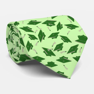 Corbata Fiesta de Graduación Verde Caps