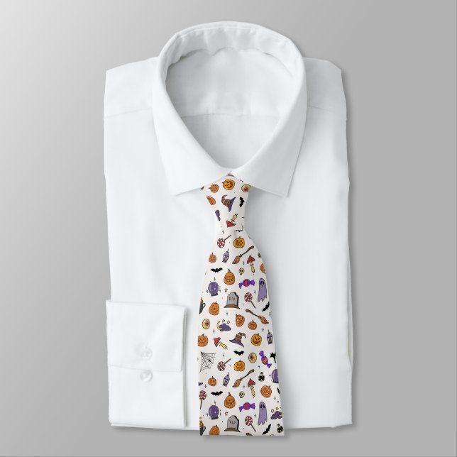 Corbata Fiesta de Halloween (Atado)