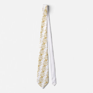 Corbata Fiesta para hombre de Navidad del oro moderno del