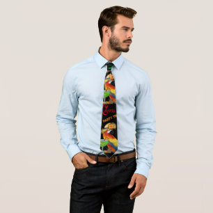 Corbata Fiesta Parrots