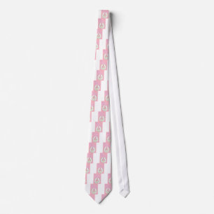 Corbata Fiesta Pastel Rosa Feliz Cumpleaños