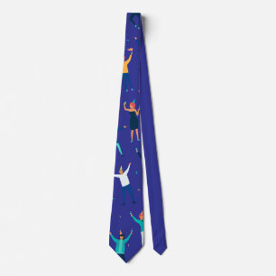 Corbata Fiesta People Confetti Necktie - Celebración de la