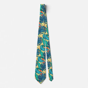 Corbata Fiesta tropical
