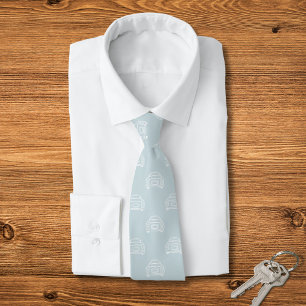 Corbata Figaración Monoline Pale Aqua Figaro