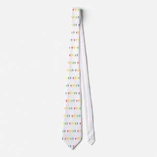 Corbata figura arco iris de los patinadores