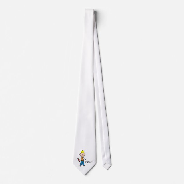 Corbata Figura de palito de construcción (Anverso)