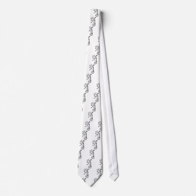 Corbata Figura de palitos de Chef con Cucharón (Anverso)