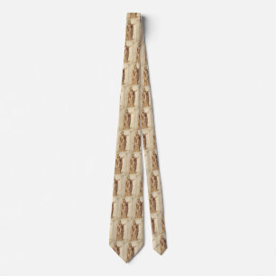 Corbata Filósofo griego con cráneo humano de Michelangelo