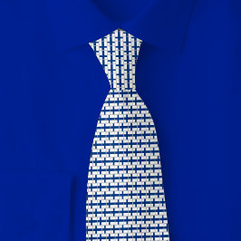 Corbata Finland Flag Brick Pattern