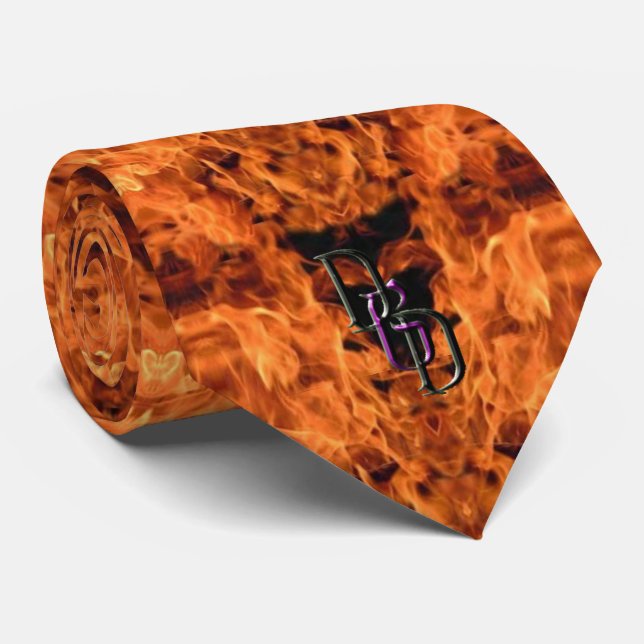 Corbata Fire Deamond (Enrollado)