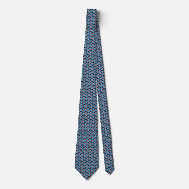 Corbata Fiyi Flag Hearts Tie (Anverso)