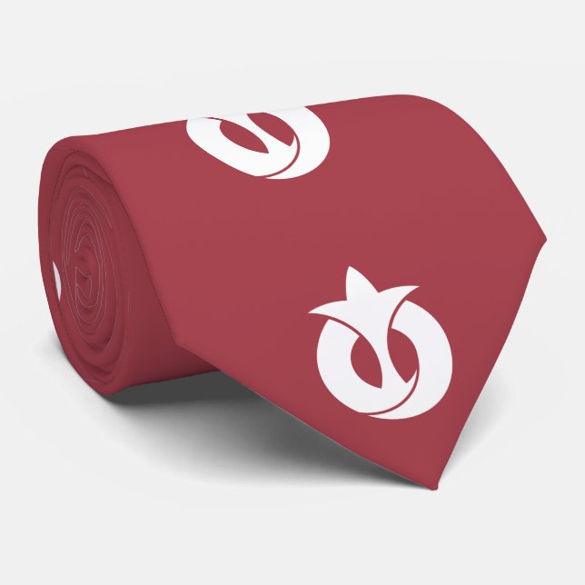 Corbata Flag of Aichi Prefecture, Japan (Enrollado)