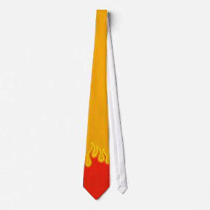 Corbata flame Neck Tie