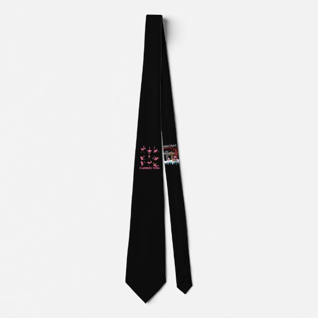Corbata Flamencos | Medición de la mancha de yoga de Flami (Anverso)