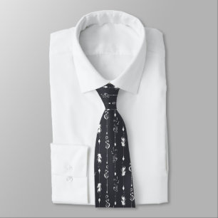 Corbata Flechas Blancas