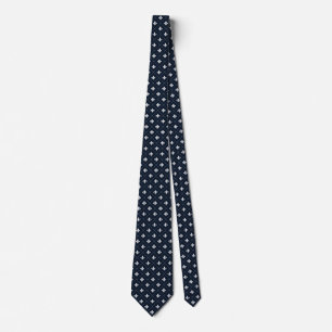 Corbata Fleur Azul De Lis Elegant Damask