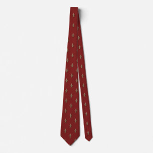 Corbata Fleur de Lis 003 amargo de cuello