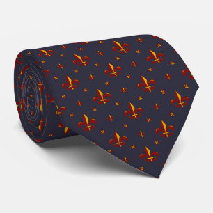 Corbata Fleur De Lis Neck Tie