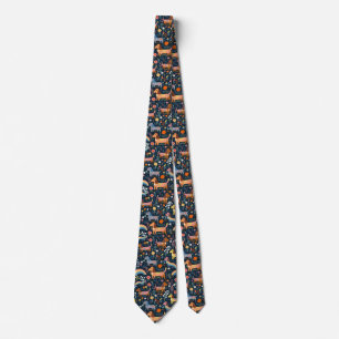 Corbata Flor arcoiris de Dachshund