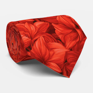 Corbata Flor de Amarilis Padre Novio Boda Tropical 