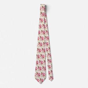 Corbata Flor de árbol de magnolia vintage, flores de jardí