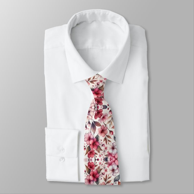 Corbata Flor de Cerezo (Atado)