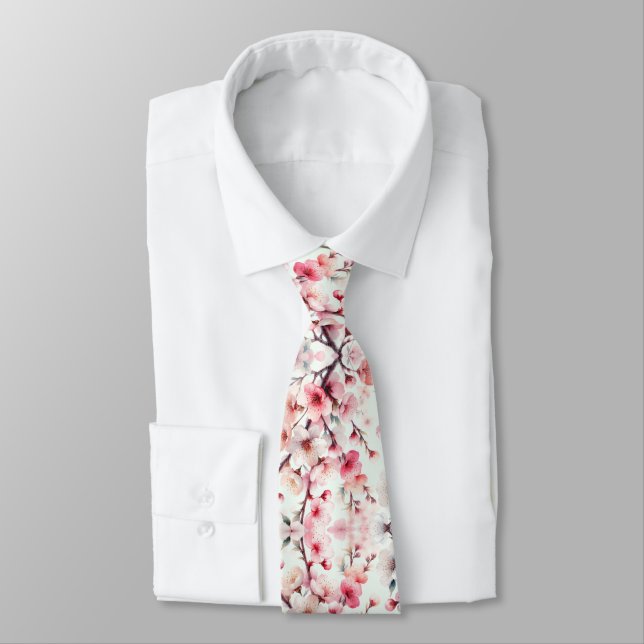 Corbata Flor de Cerezo (Atado)