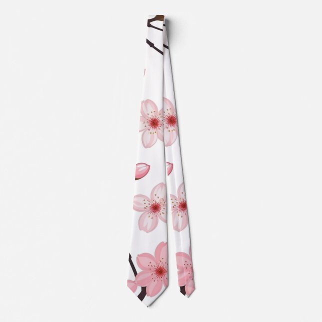 Corbata Flor de cerezo (Anverso)