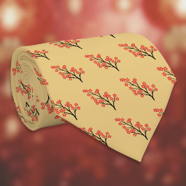 Corbata Flor de ciruelo del Año Nuevo Lunar Chino 5 Bendic