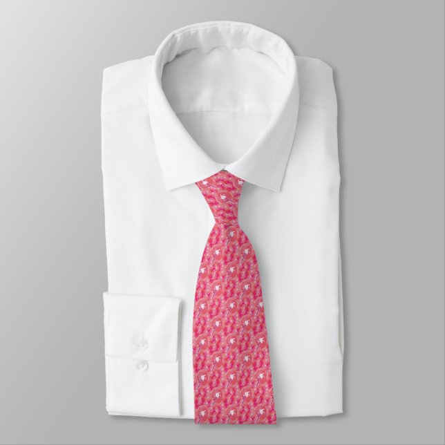 Corbata Flor de la vida pájaro (Atado)