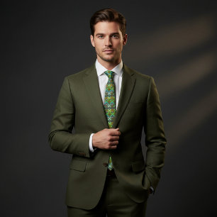 Corbata flor de loto