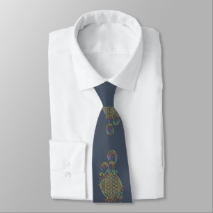Corbata Flor De Vida - Ornamentos Espirales 1
