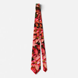 Corbata Flor navidad Poinsettia