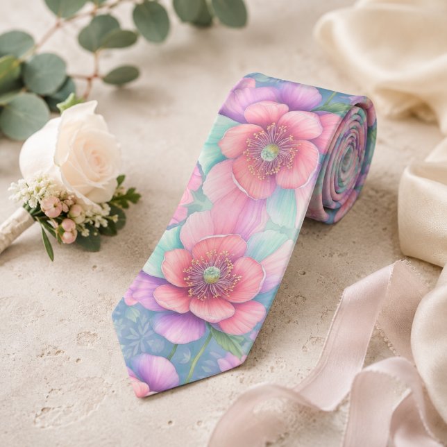 Corbata Flor Pastel en Floración (Subido por el creador)