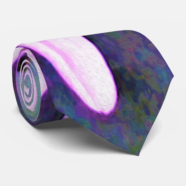 Corbata Flor rosa de margarita (Enrollado)