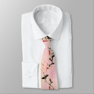 Corbata Flor rosada