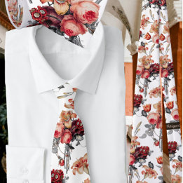 Corbata Flor vintage de roya