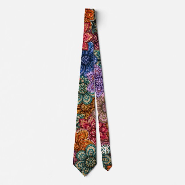Corbata "Floración" (Anverso)