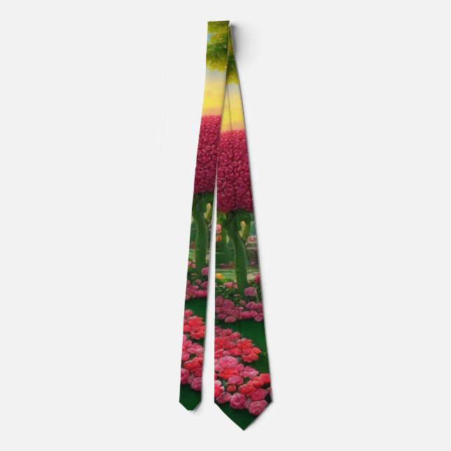 Corbata floral (Reverso)