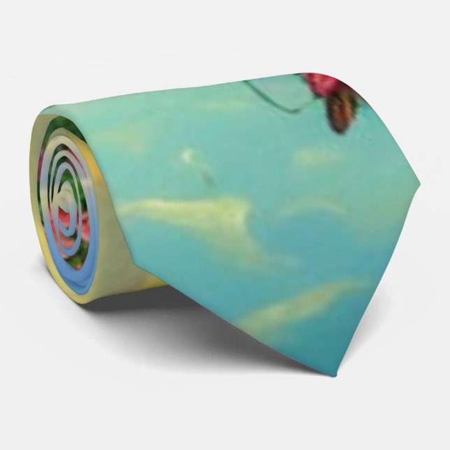 Corbata floral  (Enrollado)