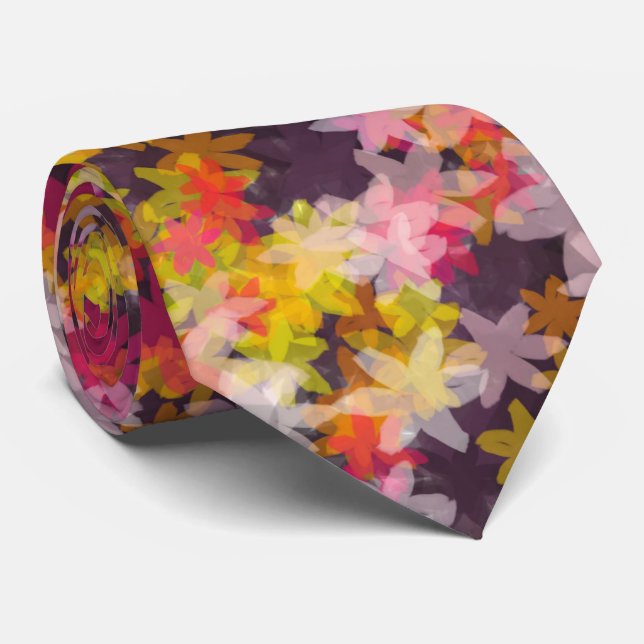 Corbata floral (Enrollado)